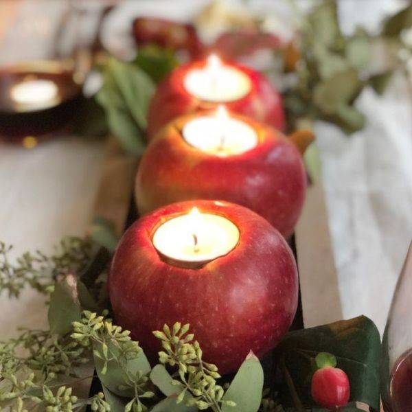 Apple Candles