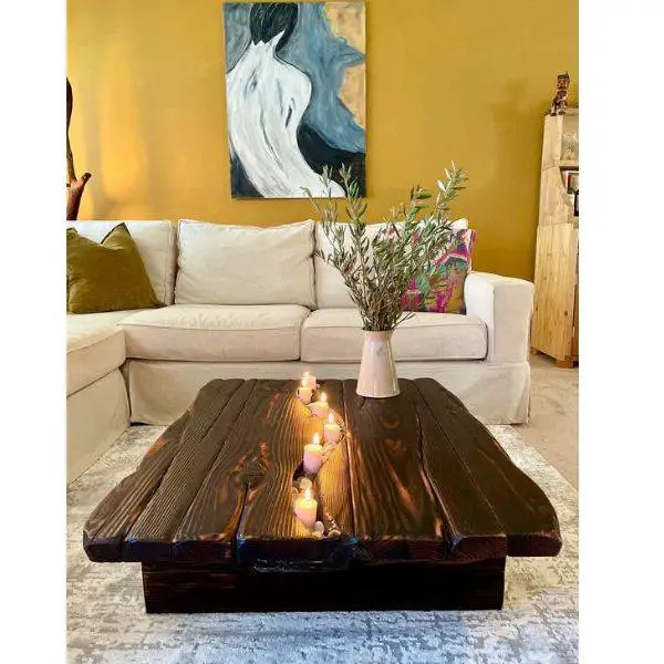 Dark Wood Coffee Table