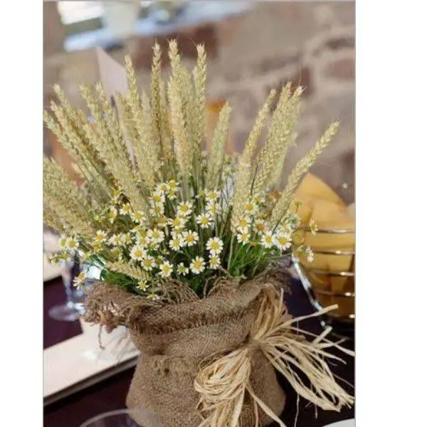 Rustic Burlap Bouquet Wrap