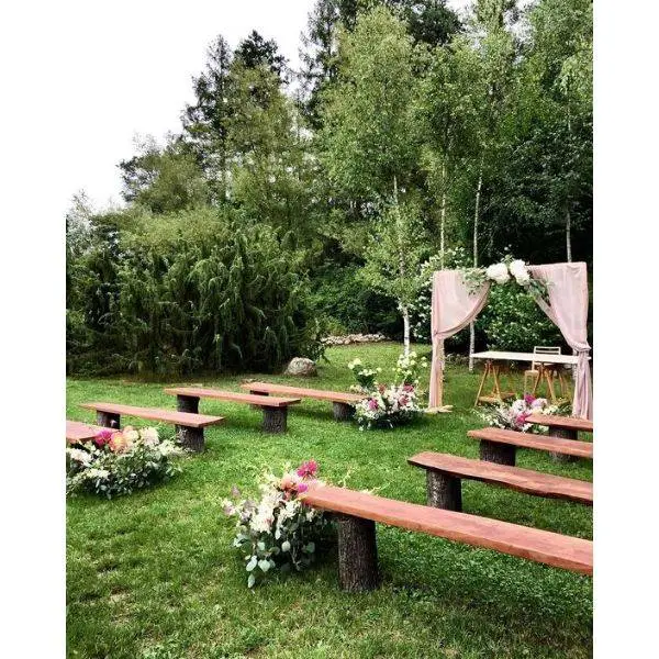  Rustic Ceremony Seating