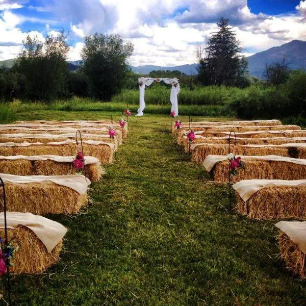  Hay Bale Seating