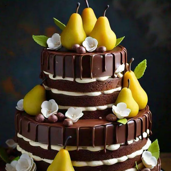 Chocolate & Pear Cake