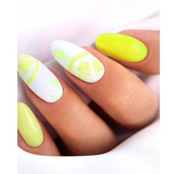  Tropical Almond Nails