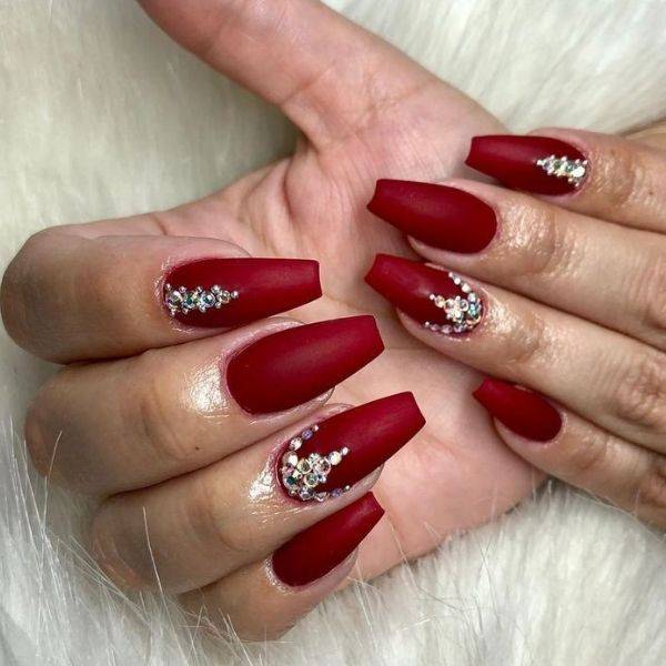  Red with Rhinestones