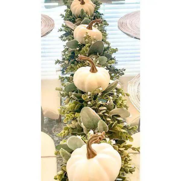 Pumpkin and Eucalyptus Garland
