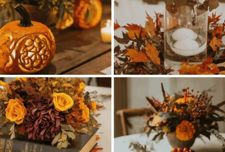 fall wedding centerpieces