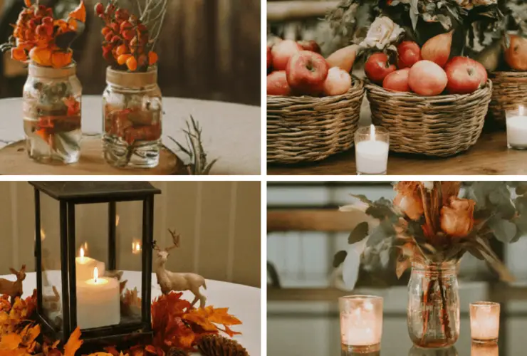 fall wedding centerpieces rustic