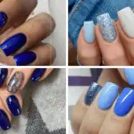 hard nails blue