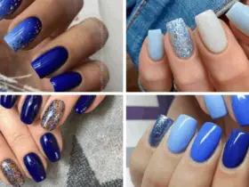 hard nails blue