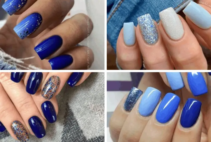 hard nails blue