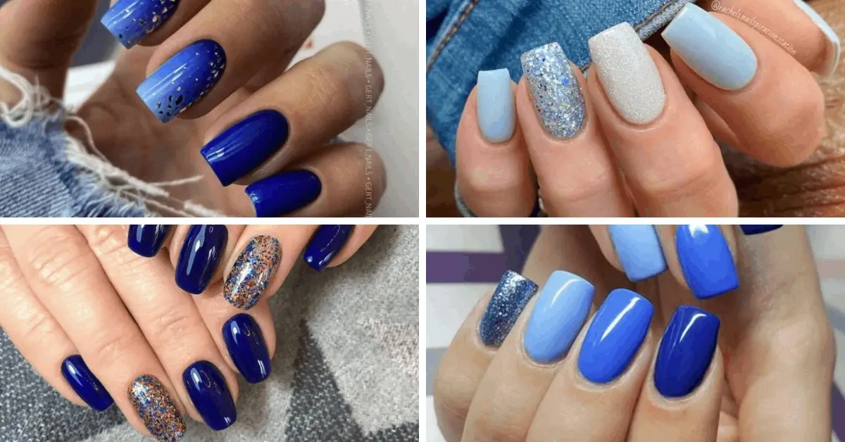 hard nails blue