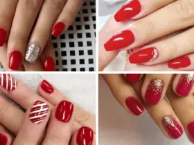 Stunning Red Gel Nail Designs