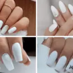 Chic White Hard Nail Designs