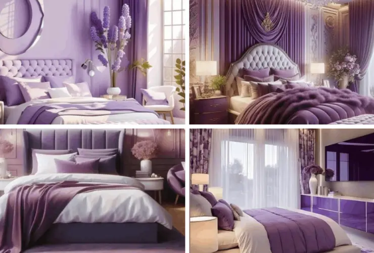 Vibrant Purple Bedroom Refresh Ideas