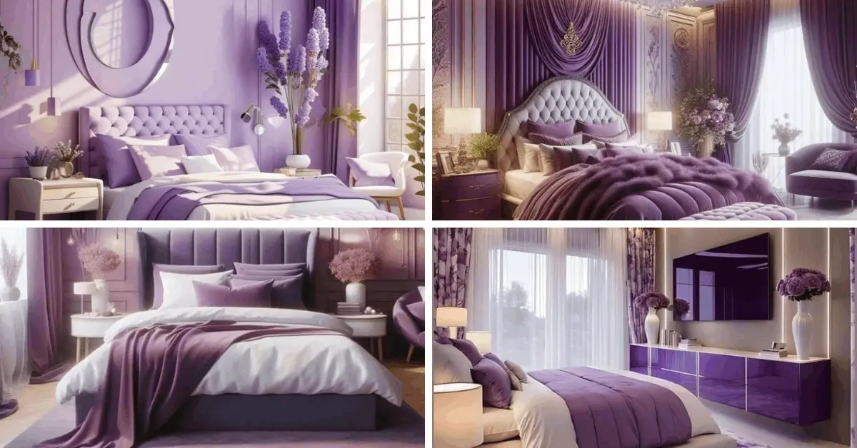 Vibrant Purple Bedroom Refresh Ideas