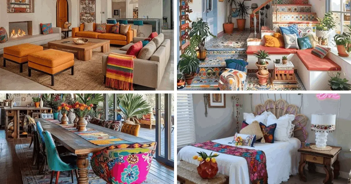 vibrant Modern Mexican home decor ideas