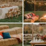 outdoor fall wedding ceremony