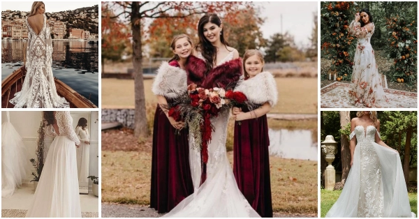 outdoor-fall-wedding-dress-ideas