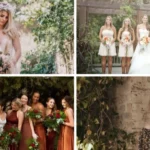 outdoor fall wedding dress rustic