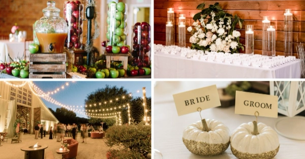 outdoor fall wedding ideas on a budget