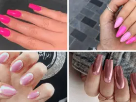 Stunning Pink Hard Nails Designs