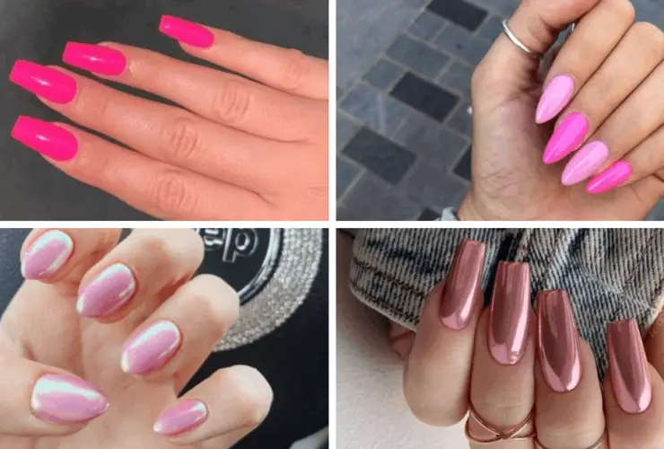 Stunning Pink Hard Nails Designs