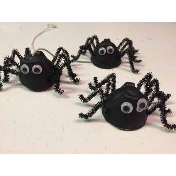 Egg Carton Spiders