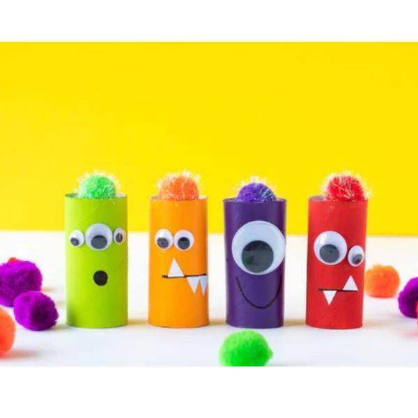 Toilet Paper Roll Monsters