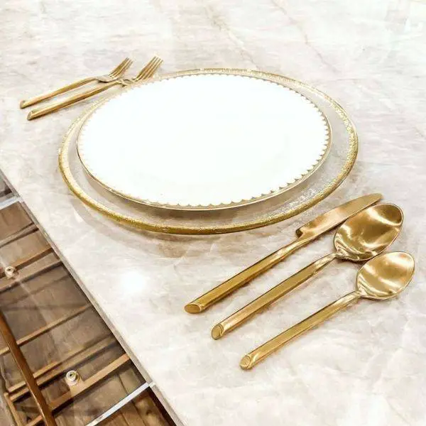 Gold Flatware