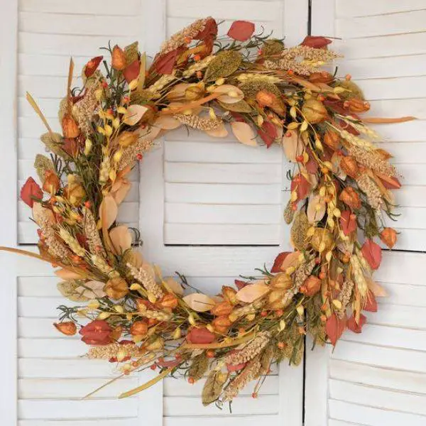 Wreath with Dried Foliage