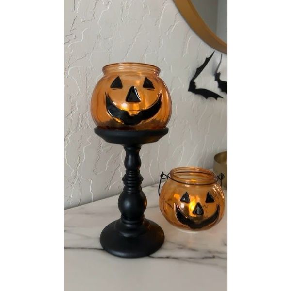  Pumpkin Candle Holders