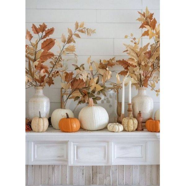  Neutral Pumpkin Decor