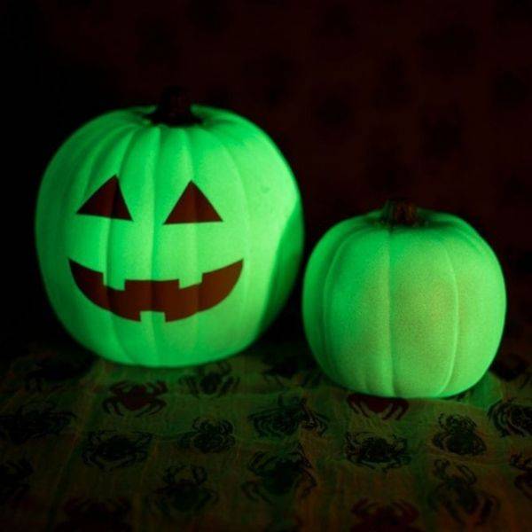 . Glow-in-the-Dark Pumpkins