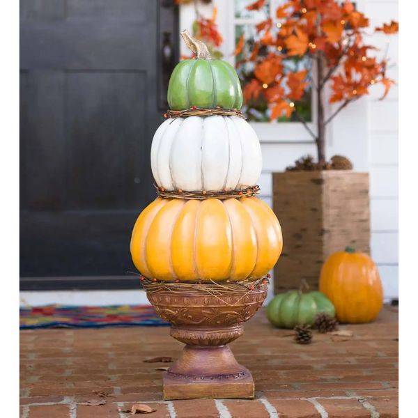  DIY Pumpkin Topiary