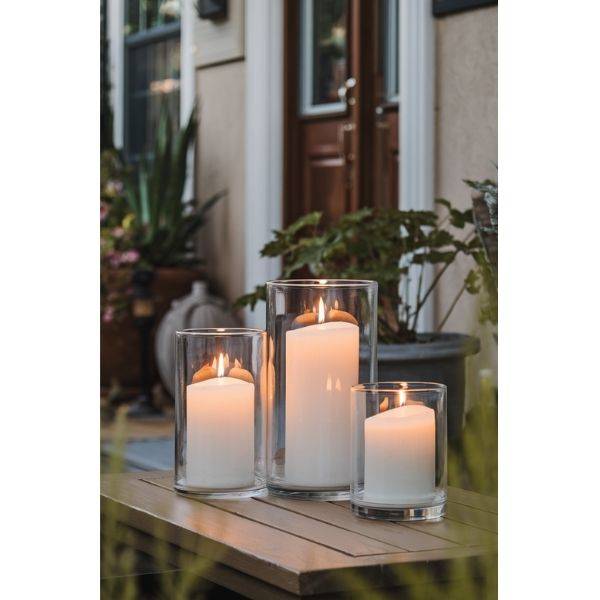 White Pillar Candles