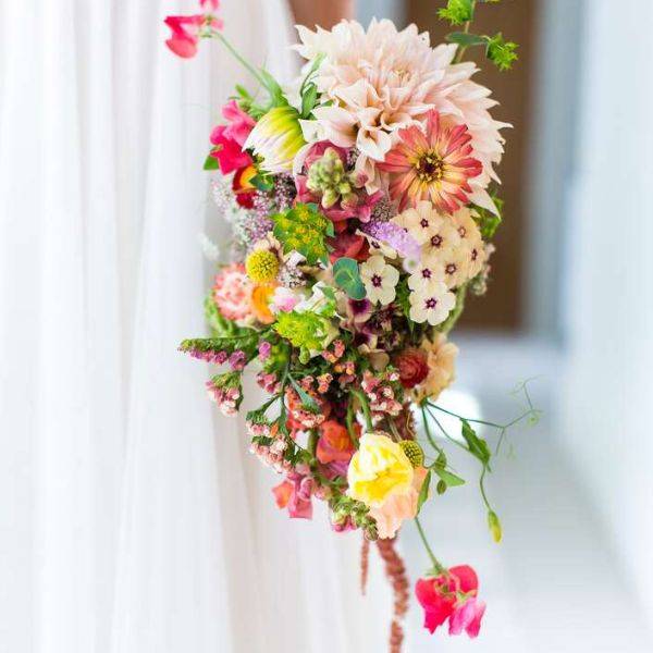 Cascading Dahlia Bouquet