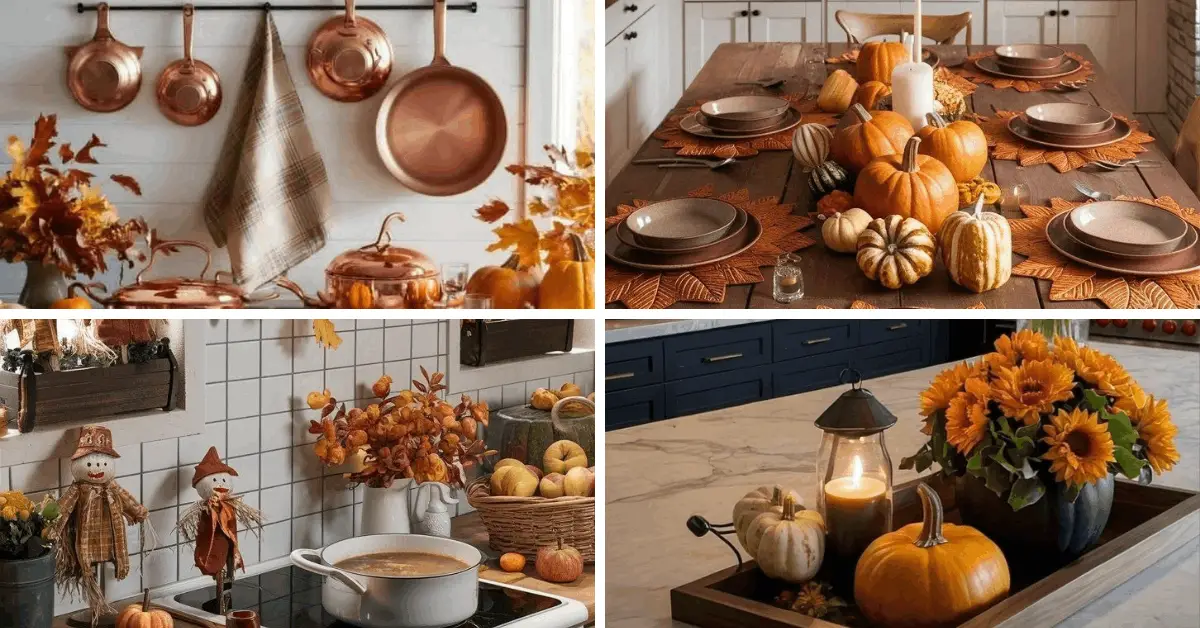 Stunning Modern Fall Decor Ideas for Your Kitchen