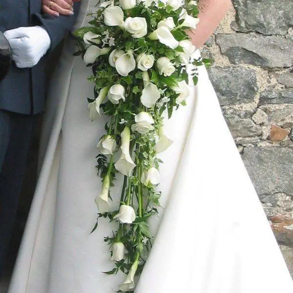 . Cascading Calla Lily Bouquet