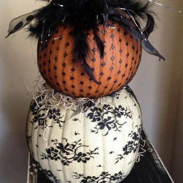  Black Lace Pumpkin