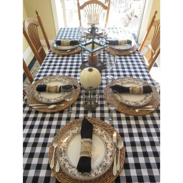 Gingham Tablecloth