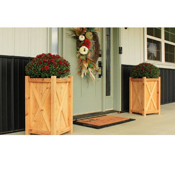 large Wooden Planters