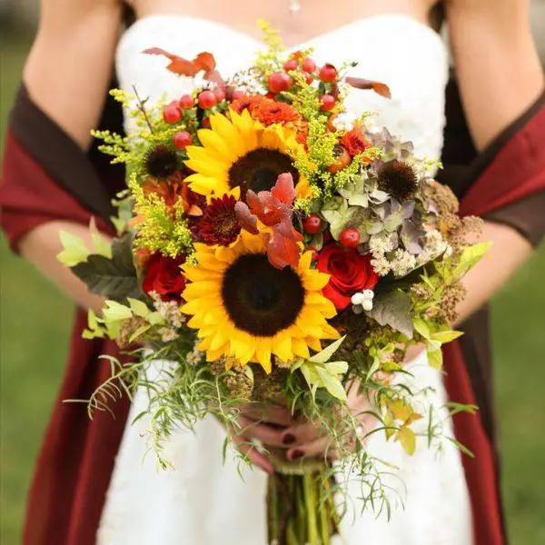 . DIY Fall Bouquet with Berries