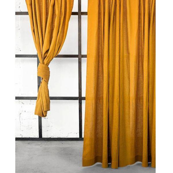 Earthy-Toned Curtains