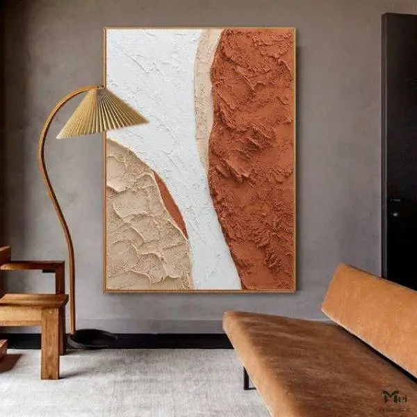 Neutral Abstract Art