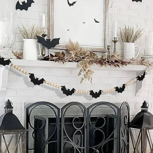 . Felt Bat Garland