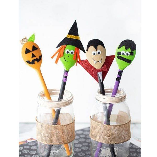 Witch Spoon Puppets