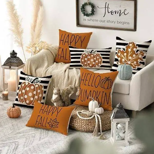 Pumpkin Spice Pillows