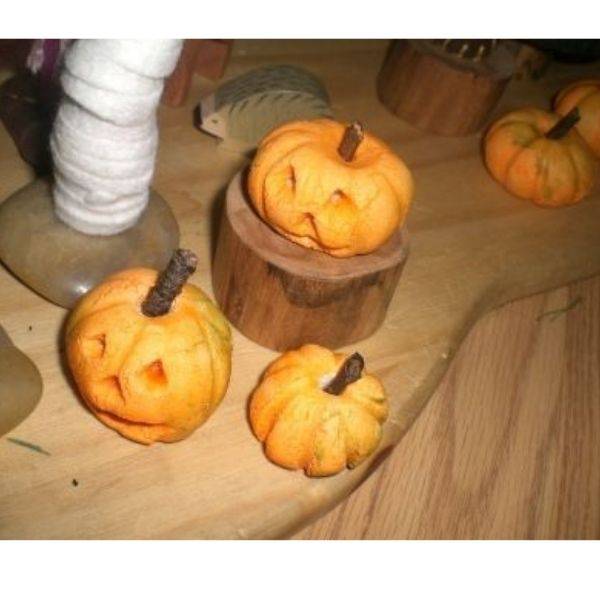  Pumpkin Salt Dough Ornaments