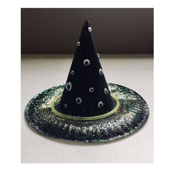 Witch Paper Plate Hats