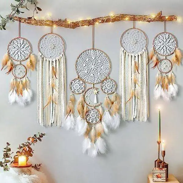 Boho-Inspired Dreamcatchers